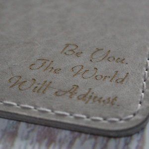 Full Grain Leather Chic Sparrow B6 Folio Cover
